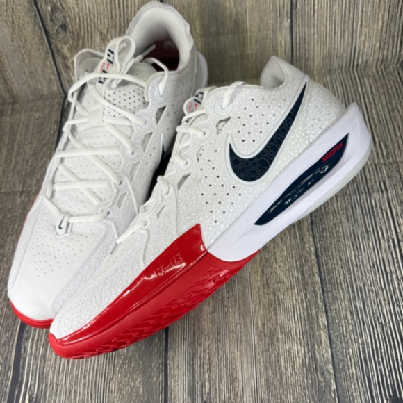 Nike Air Zoom GT Cut 3 USA Men COPY - Nike Air Zoom GT Cut 3 USA White/Sport Red/Obsidian Blue Mens 17.5 HM9425